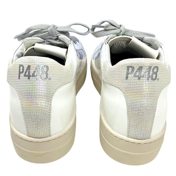 NIB P448 Thea Sneakers Unicorn US Size 8.5 EUR 39 Platform Low Top Leather Italy - Picture 5 of 15